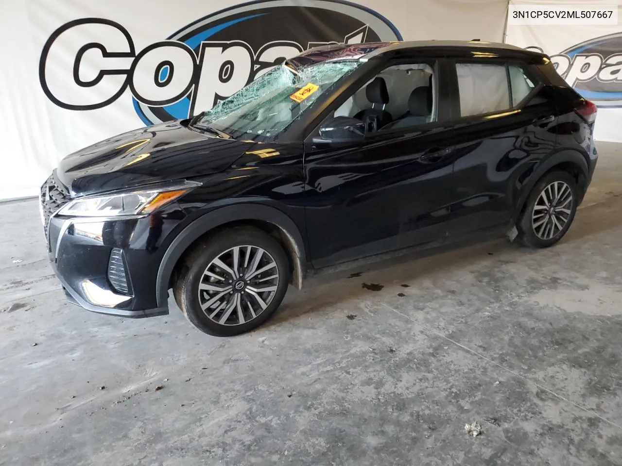 2021 Nissan Kicks Sv VIN: 3N1CP5CV2ML507667 Lot: 78438124