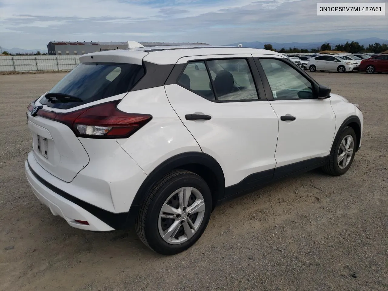 2021 Nissan Kicks S VIN: 3N1CP5BV7ML487661 Lot: 78627174