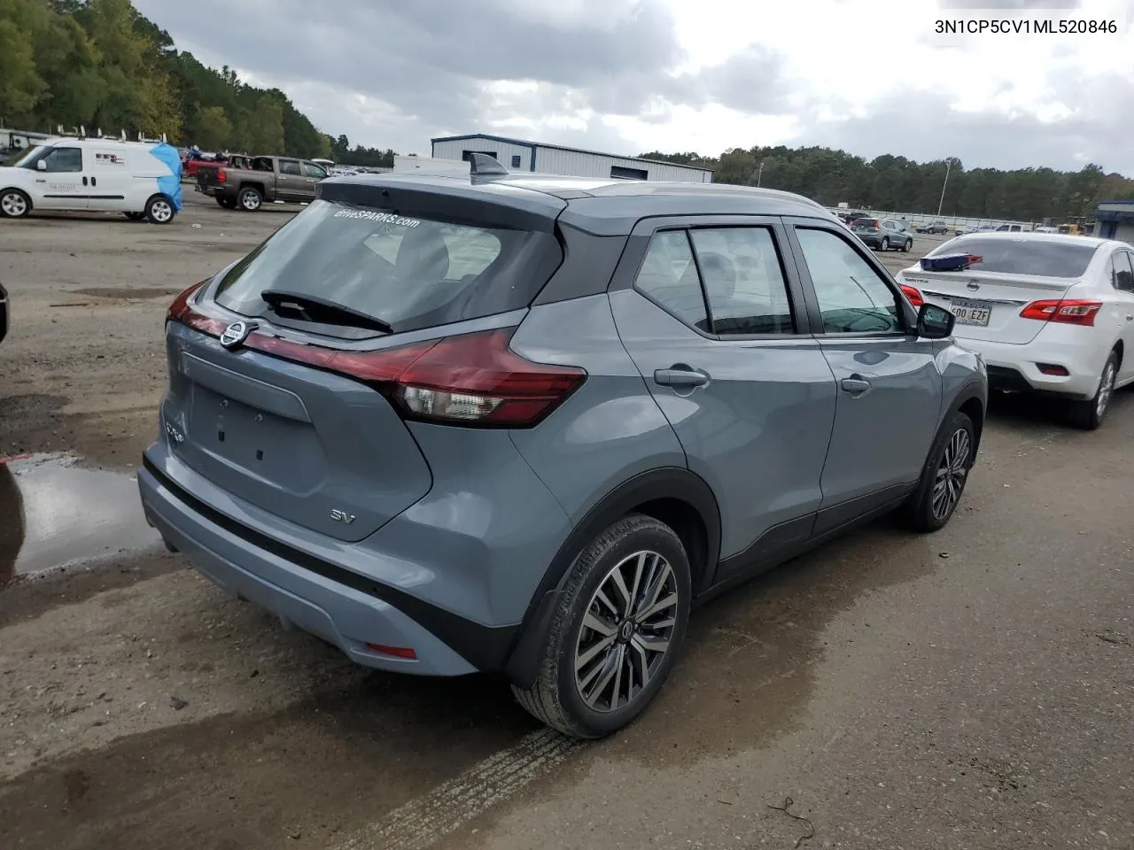 2021 Nissan Kicks Sv VIN: 3N1CP5CV1ML520846 Lot: 78879864