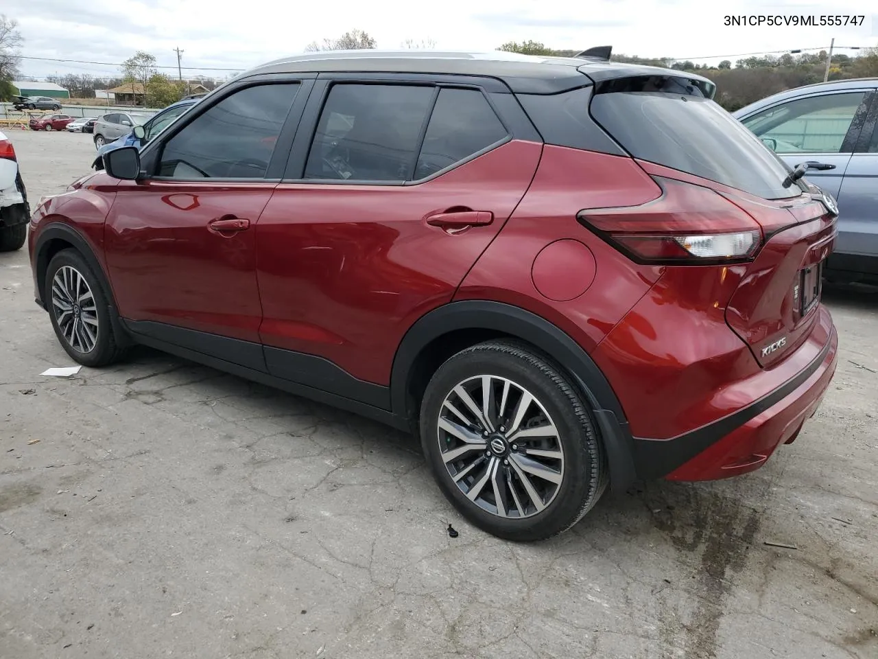 2021 Nissan Kicks Sv VIN: 3N1CP5CV9ML555747 Lot: 79302474