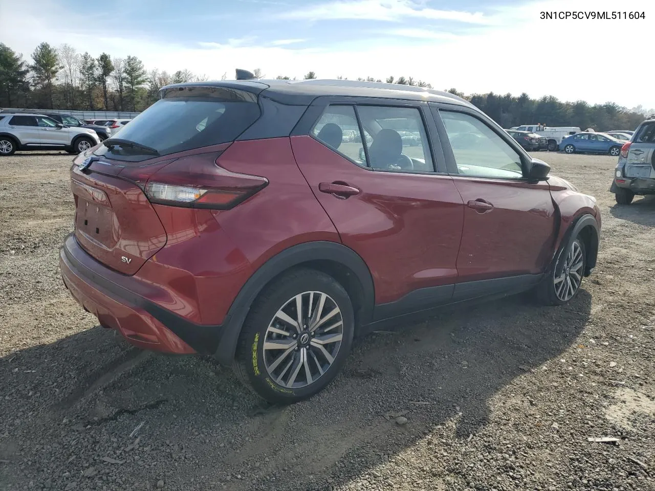 2021 Nissan Kicks Sv VIN: 3N1CP5CV9ML511604 Lot: 79342794