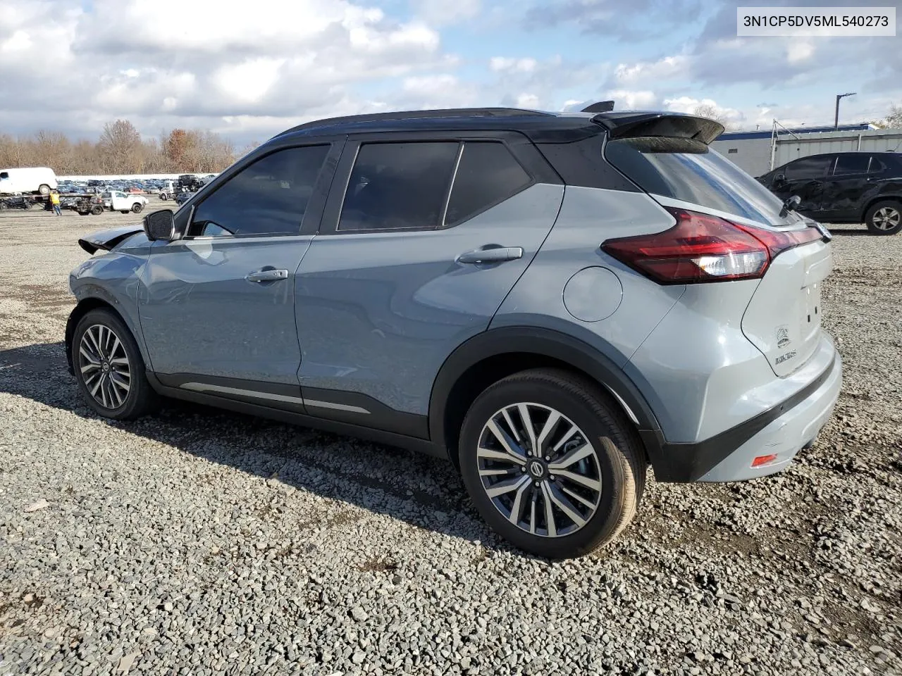 2021 Nissan Kicks Sr VIN: 3N1CP5DV5ML540273 Lot: 80008364