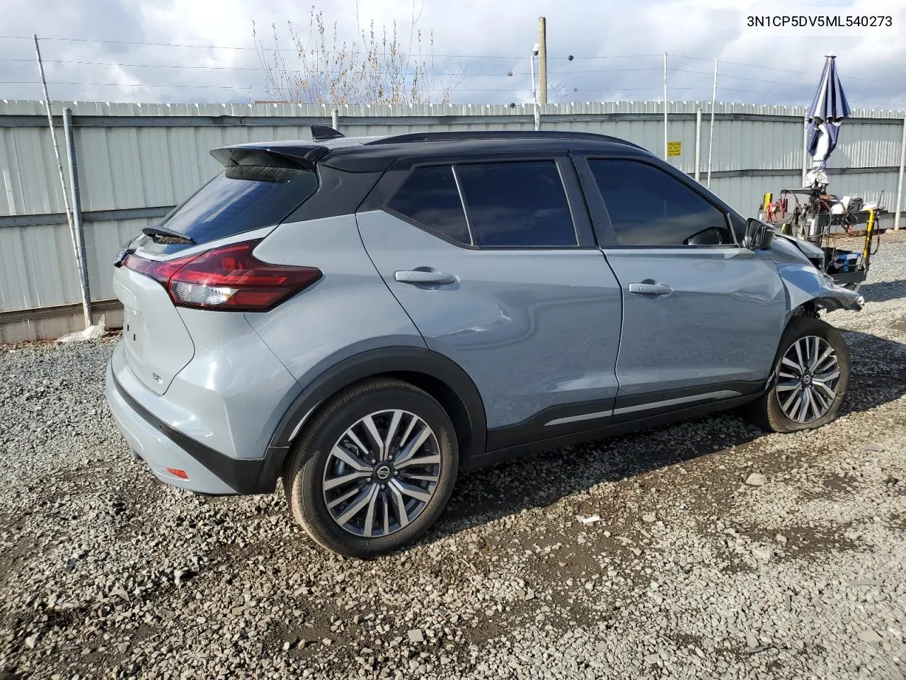 2021 Nissan Kicks Sr VIN: 3N1CP5DV5ML540273 Lot: 80008364