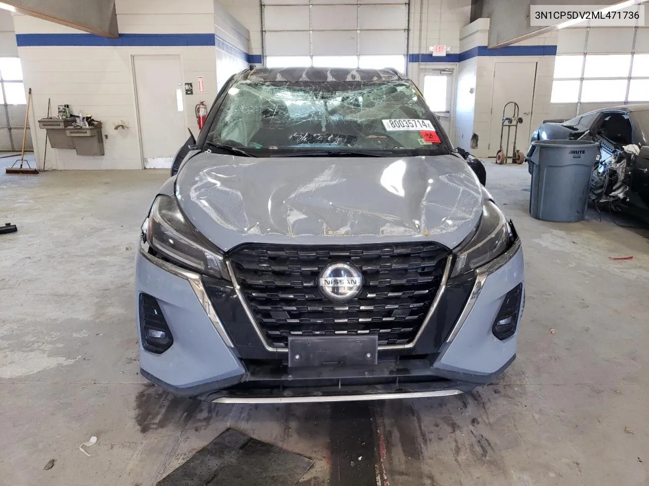 2021 Nissan Kicks Sr VIN: 3N1CP5DV2ML471736 Lot: 80035714