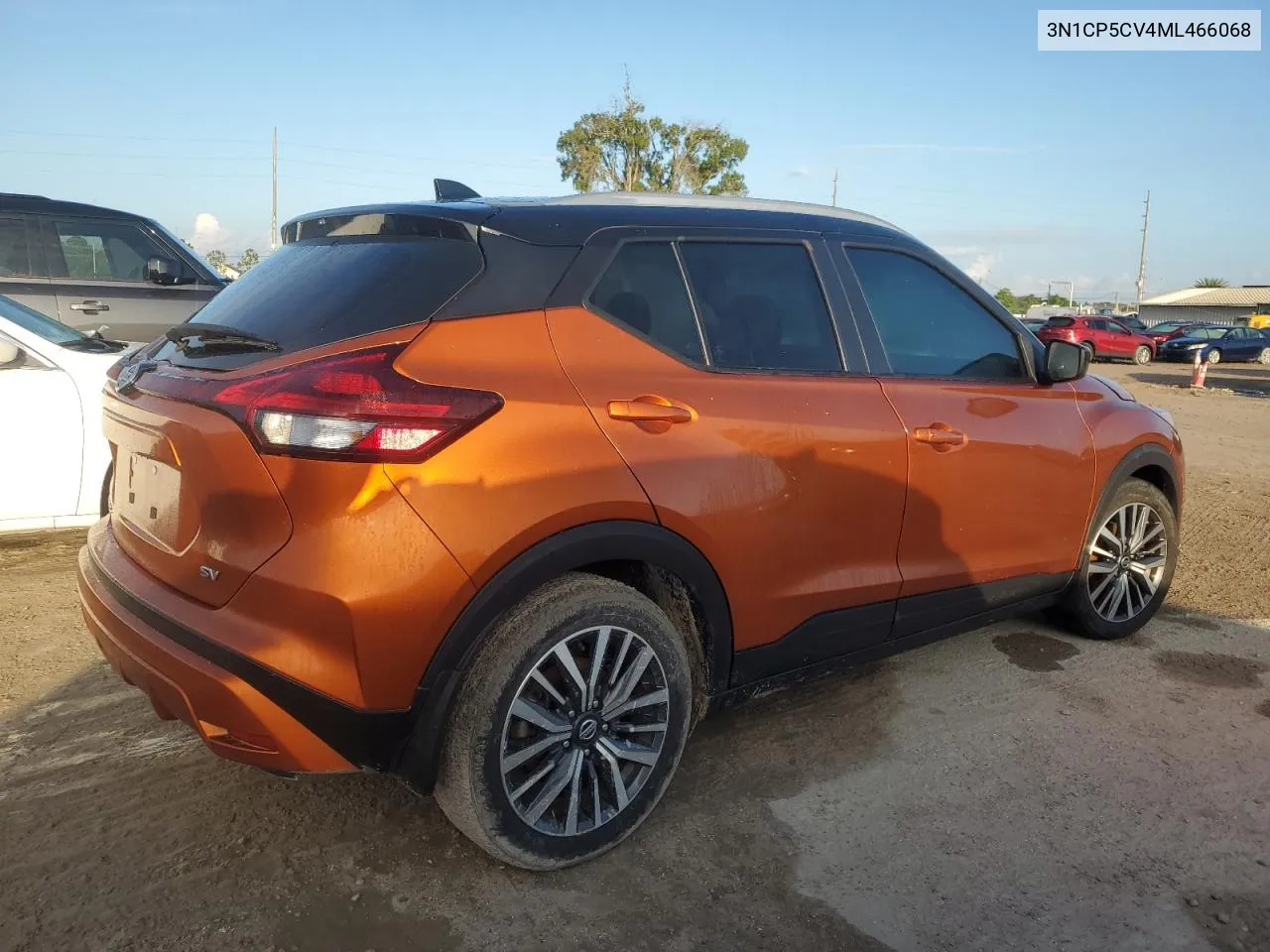 2021 Nissan Kicks Sv VIN: 3N1CP5CV4ML466068 Lot: 80170414