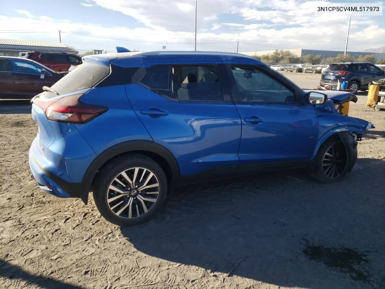 2021 Nissan Kicks Sv VIN: 3N1CP5CV4ML517973 Lot: 80347884