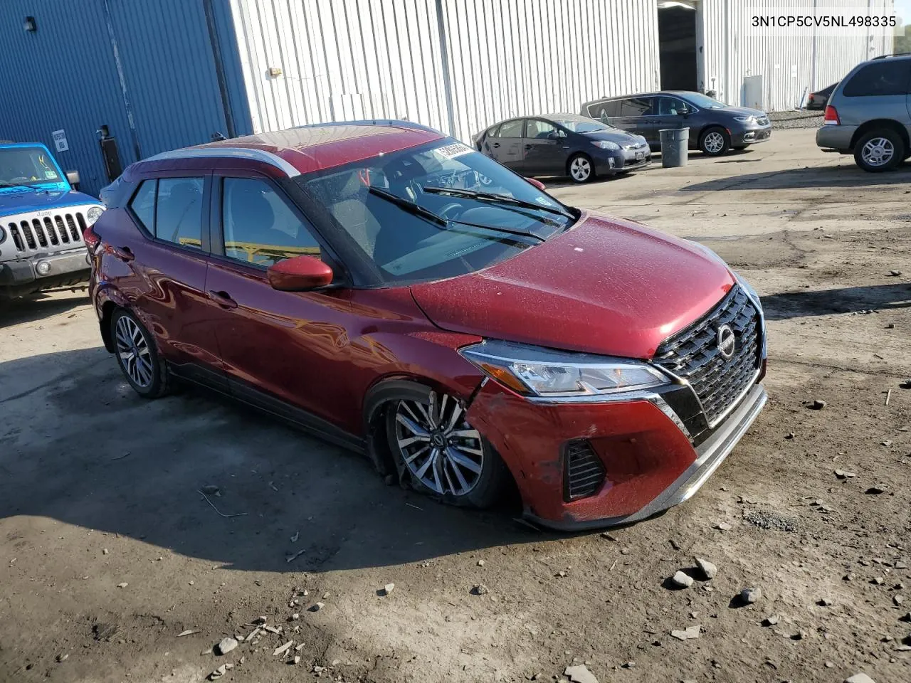 3N1CP5CV5NL498335 2022 Nissan Kicks Sv