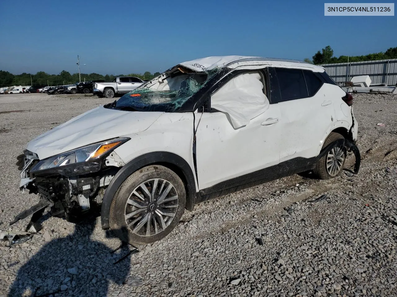 2022 Nissan Kicks Sv VIN: 3N1CP5CV4NL511236 Lot: 55157404