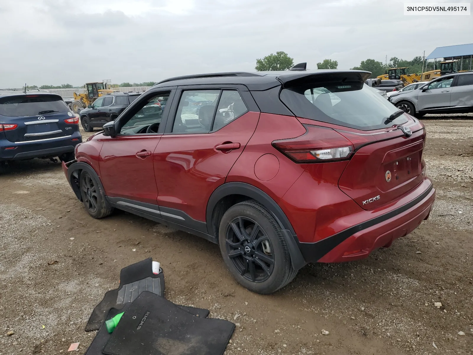 2022 Nissan Kicks Sr VIN: 3N1CP5DV5NL495174 Lot: 60946764