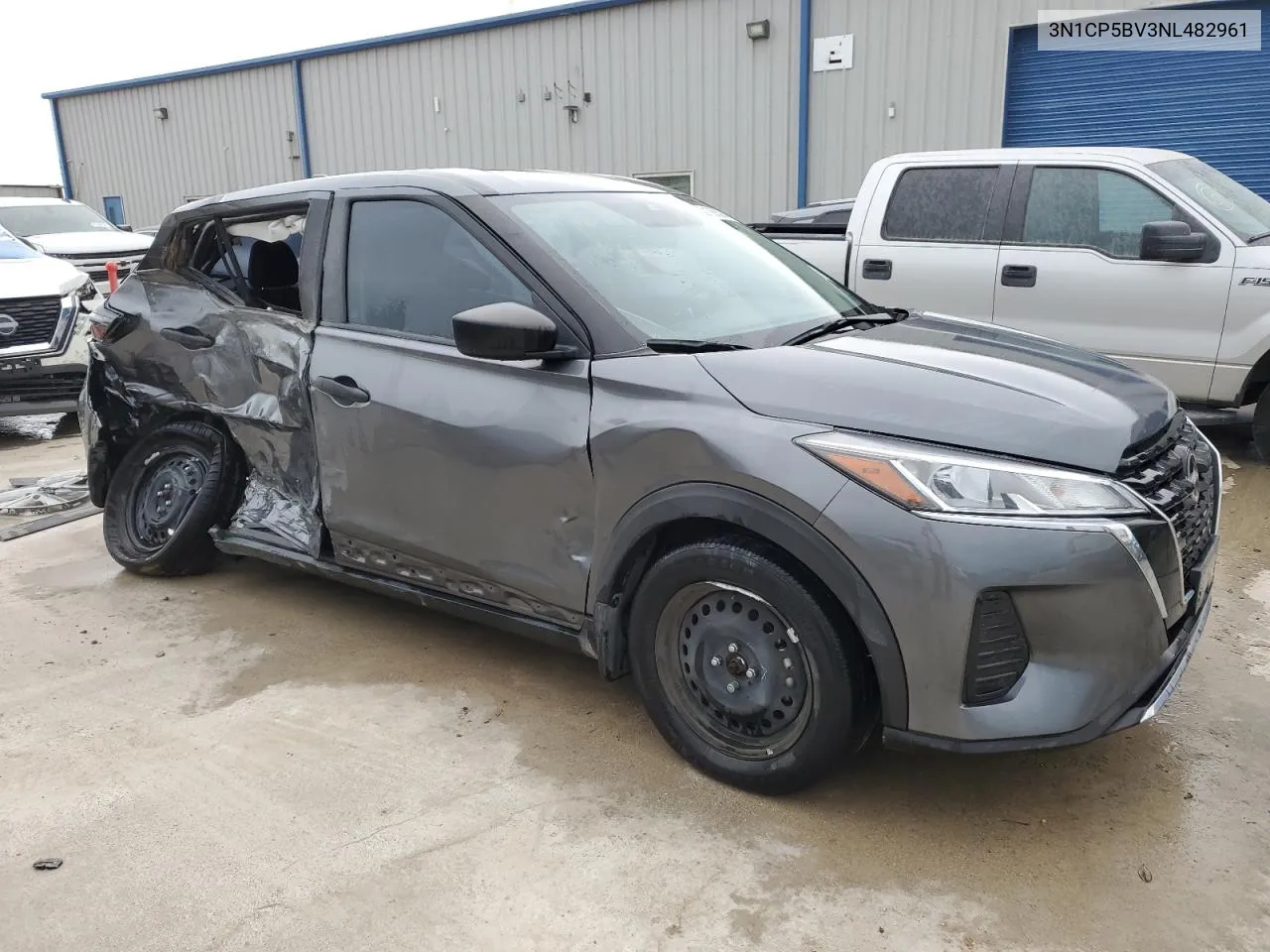 2022 Nissan Kicks S VIN: 3N1CP5BV3NL482961 Lot: 62135594