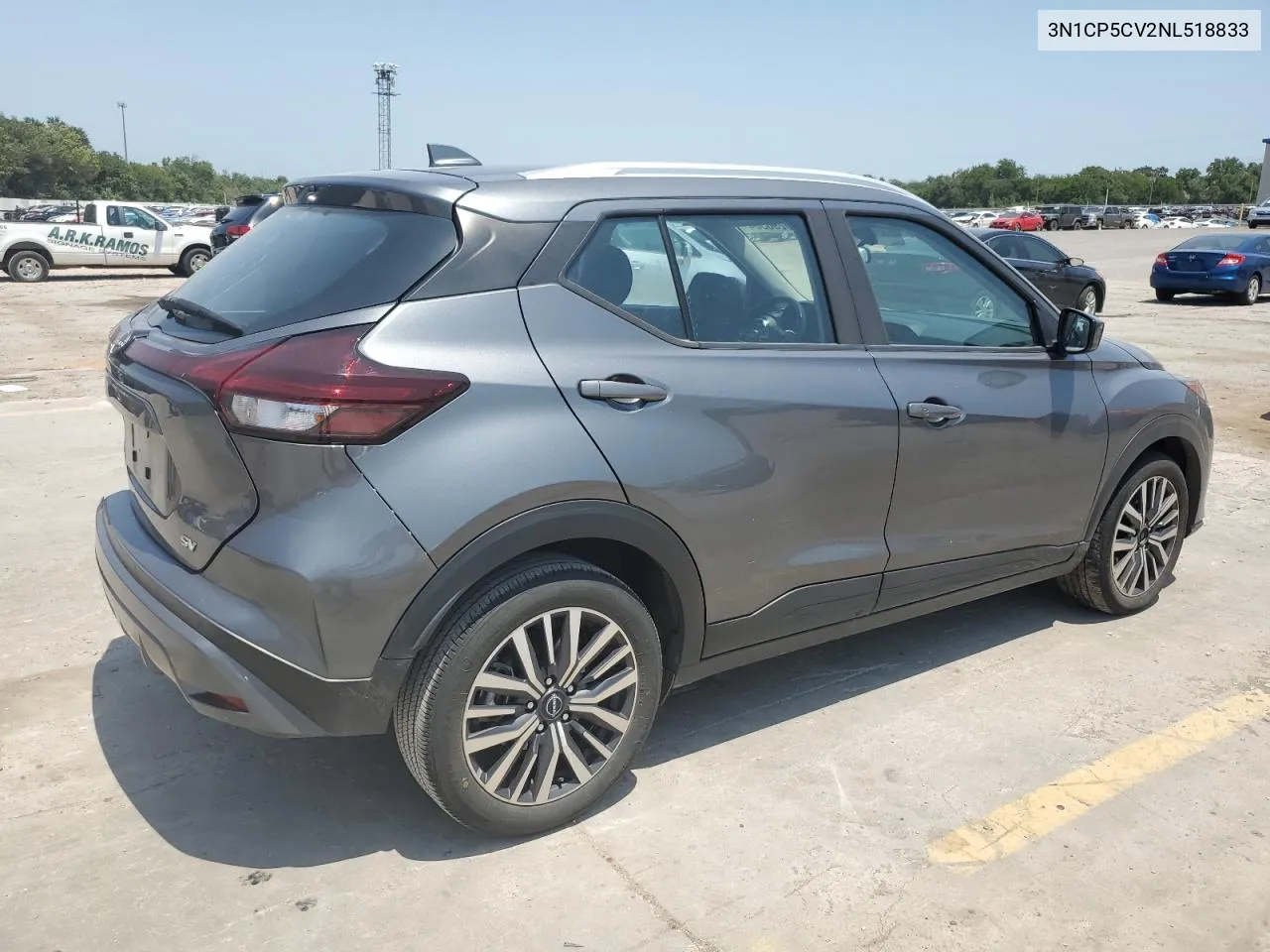 2022 Nissan Kicks Sv VIN: 3N1CP5CV2NL518833 Lot: 62663234