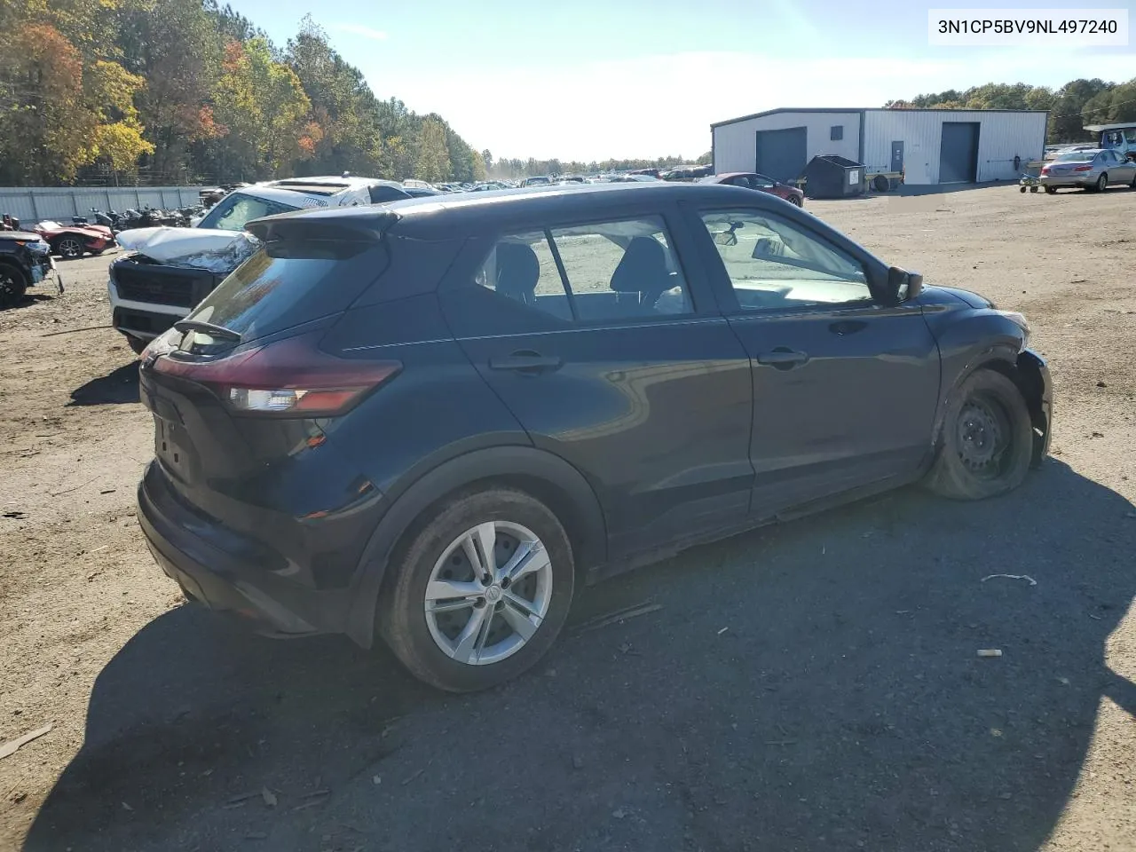 2022 Nissan Kicks S VIN: 3N1CP5BV9NL497240 Lot: 66178594