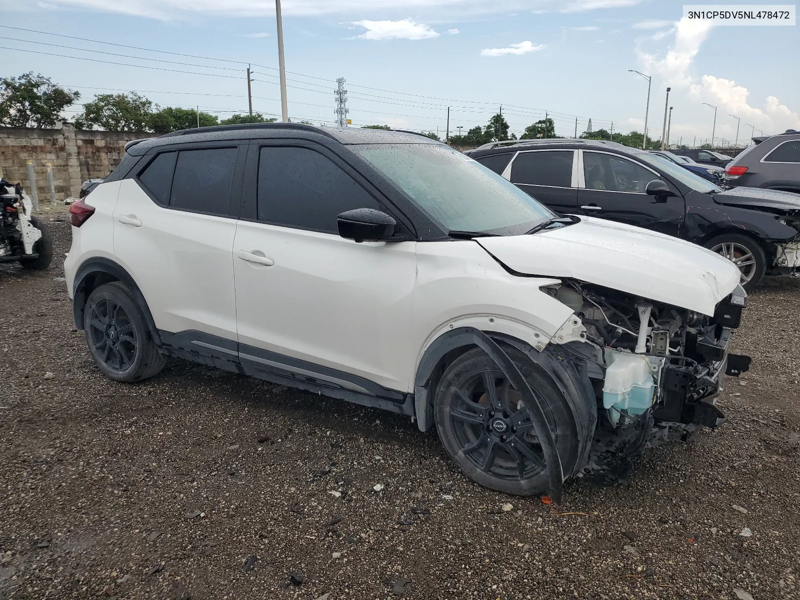 2022 Nissan Kicks Sr VIN: 3N1CP5DV5NL478472 Lot: 68266864