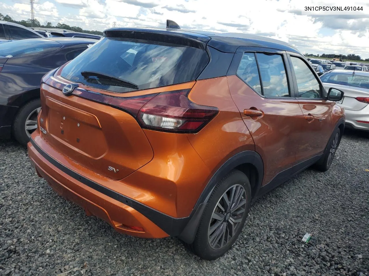 2022 Nissan Kicks Sv VIN: 3N1CP5CV3NL491044 Lot: 73829694