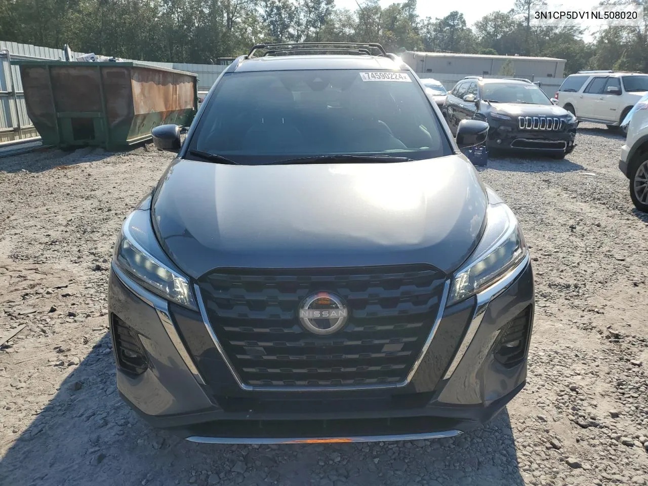 2022 Nissan Kicks Sr VIN: 3N1CP5DV1NL508020 Lot: 74590224