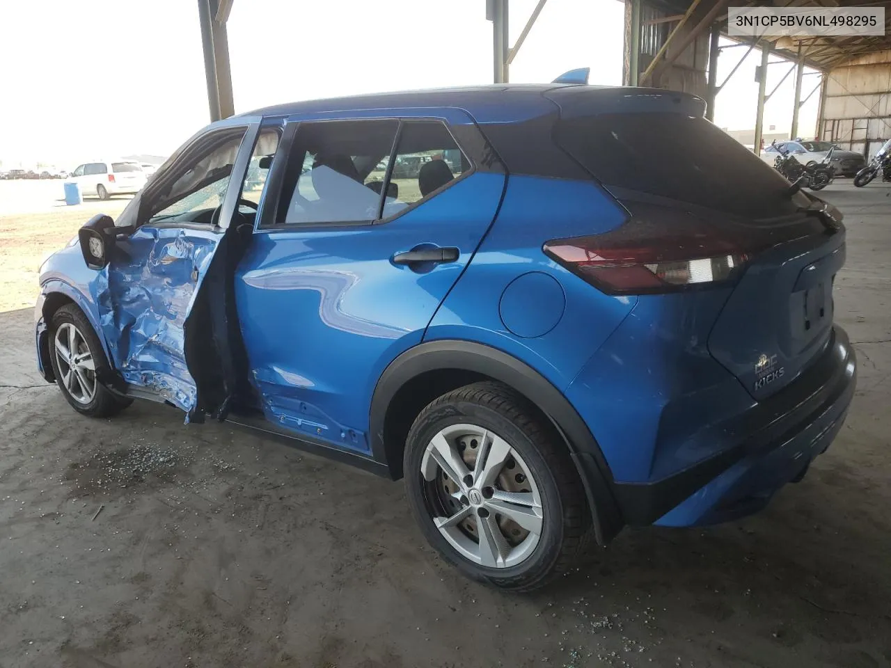 2022 Nissan Kicks S VIN: 3N1CP5BV6NL498295 Lot: 74622234