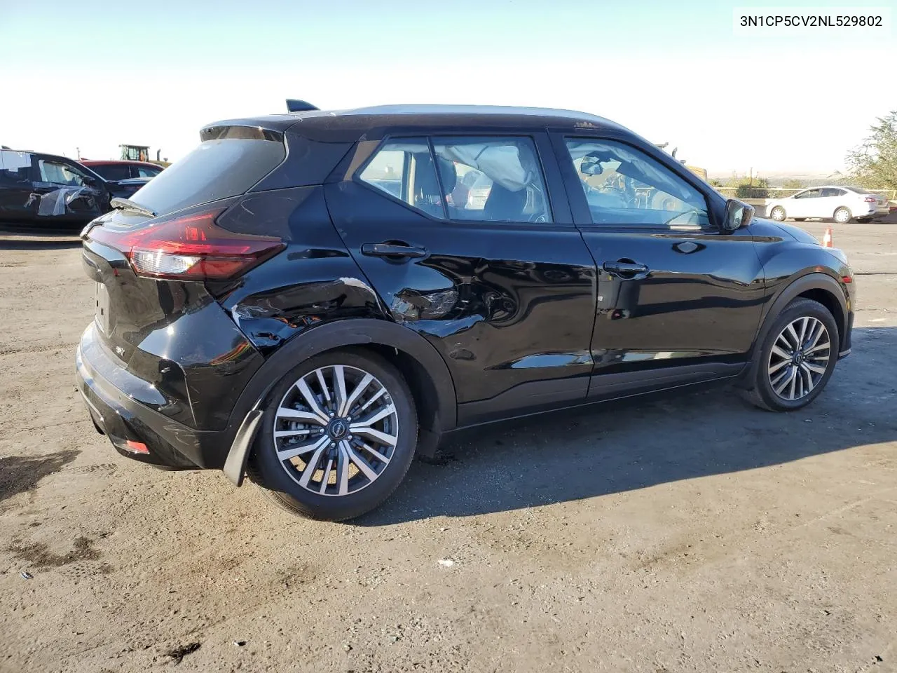 2022 Nissan Kicks Sv VIN: 3N1CP5CV2NL529802 Lot: 74708524