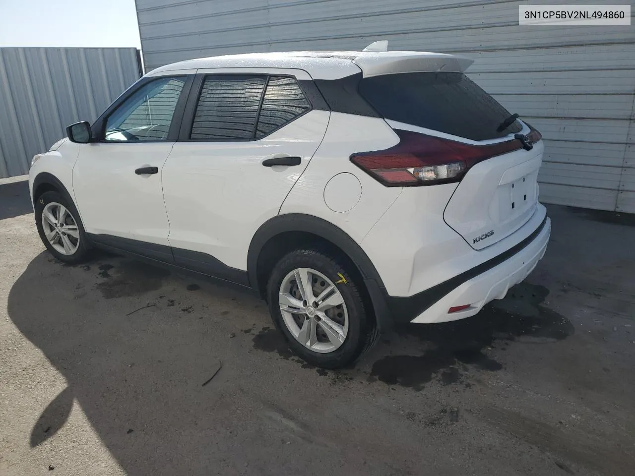 2022 Nissan Kicks S VIN: 3N1CP5BV2NL494860 Lot: 75882114