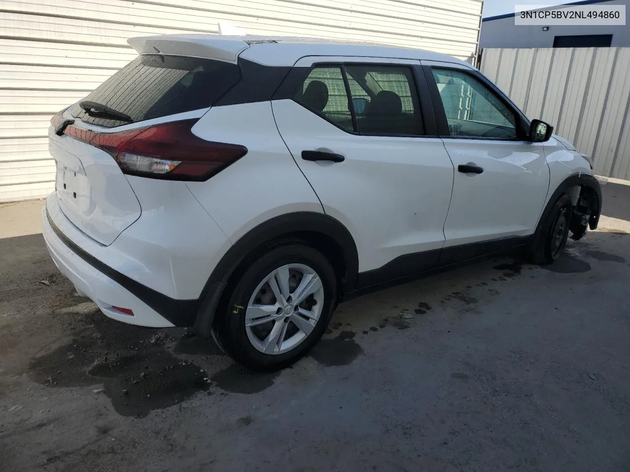 2022 Nissan Kicks S VIN: 3N1CP5BV2NL494860 Lot: 75882114