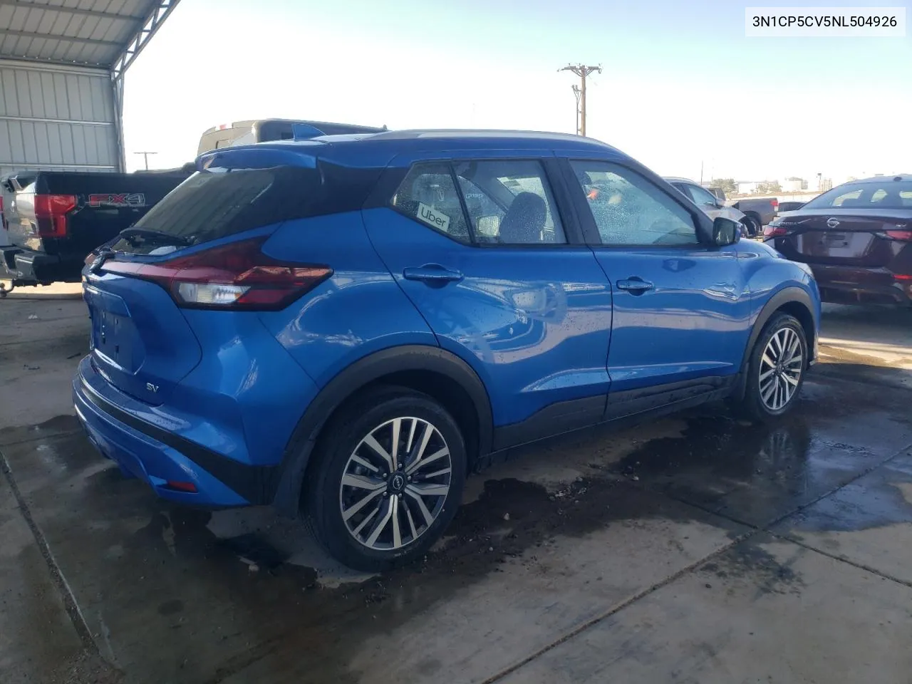 2022 Nissan Kicks Sv VIN: 3N1CP5CV5NL504926 Lot: 75955094