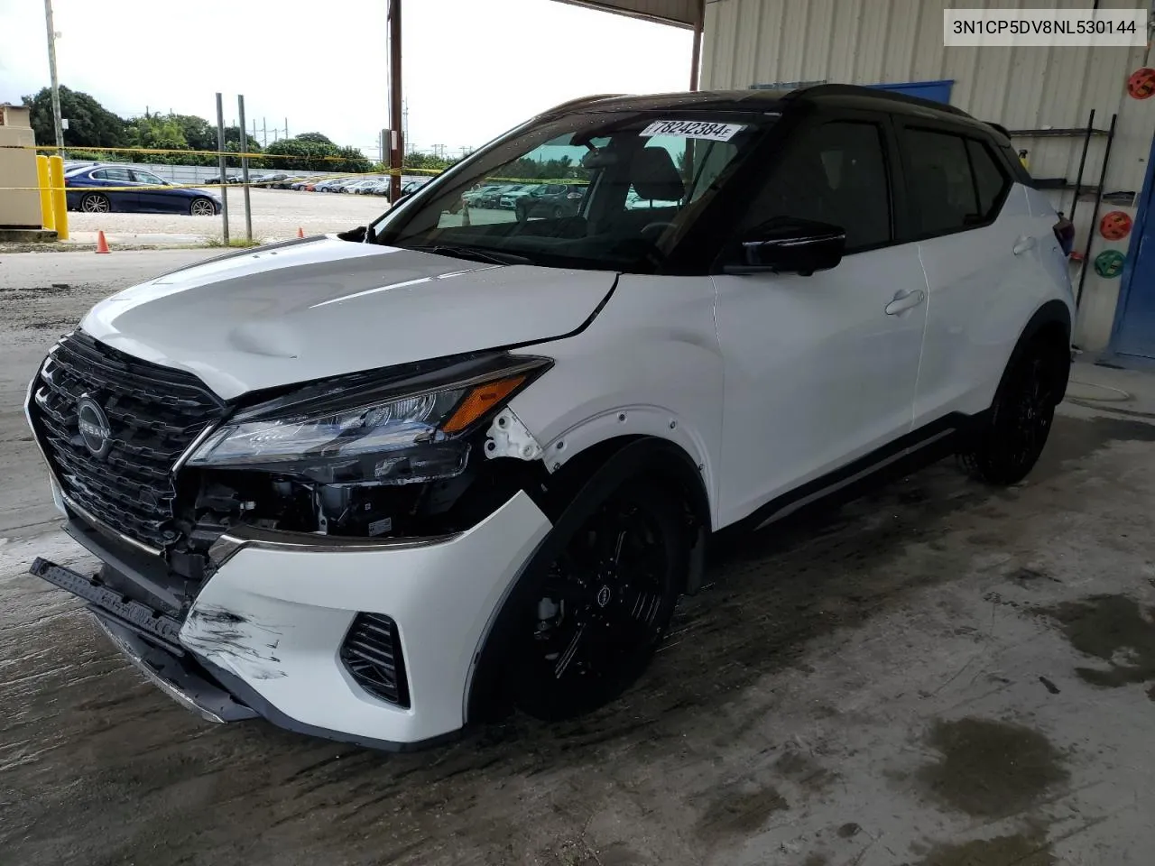 2022 Nissan Kicks Sr VIN: 3N1CP5DV8NL530144 Lot: 78242384