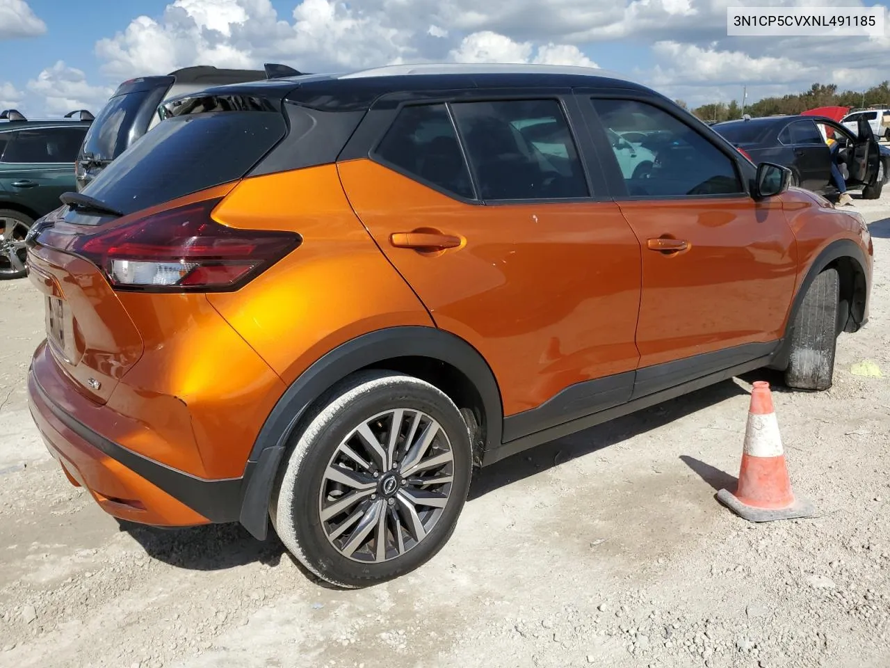 2022 Nissan Kicks Sv VIN: 3N1CP5CVXNL491185 Lot: 78515194