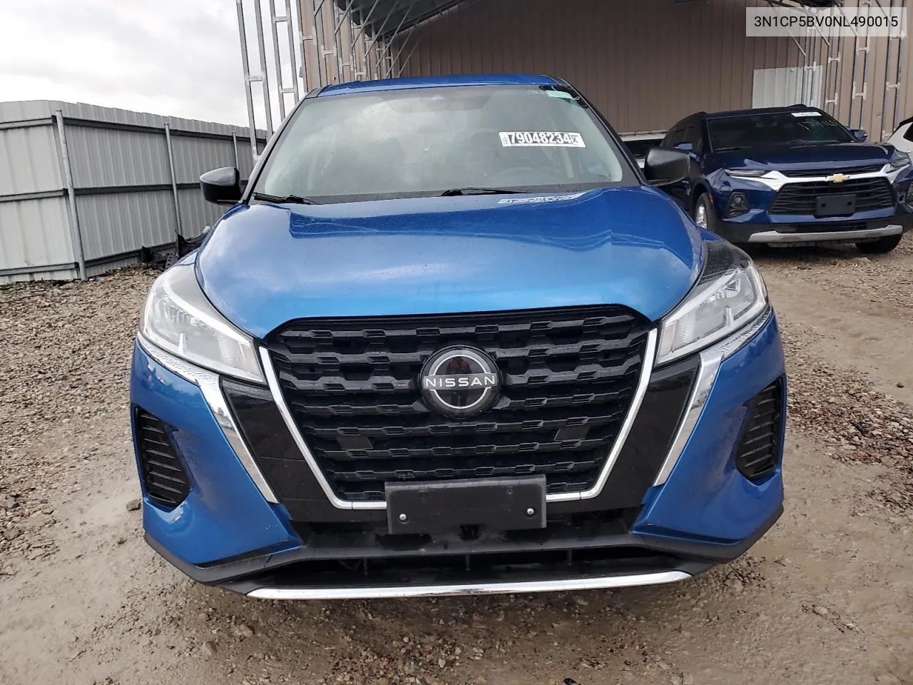 2022 Nissan Kicks S VIN: 3N1CP5BV0NL490015 Lot: 79048234