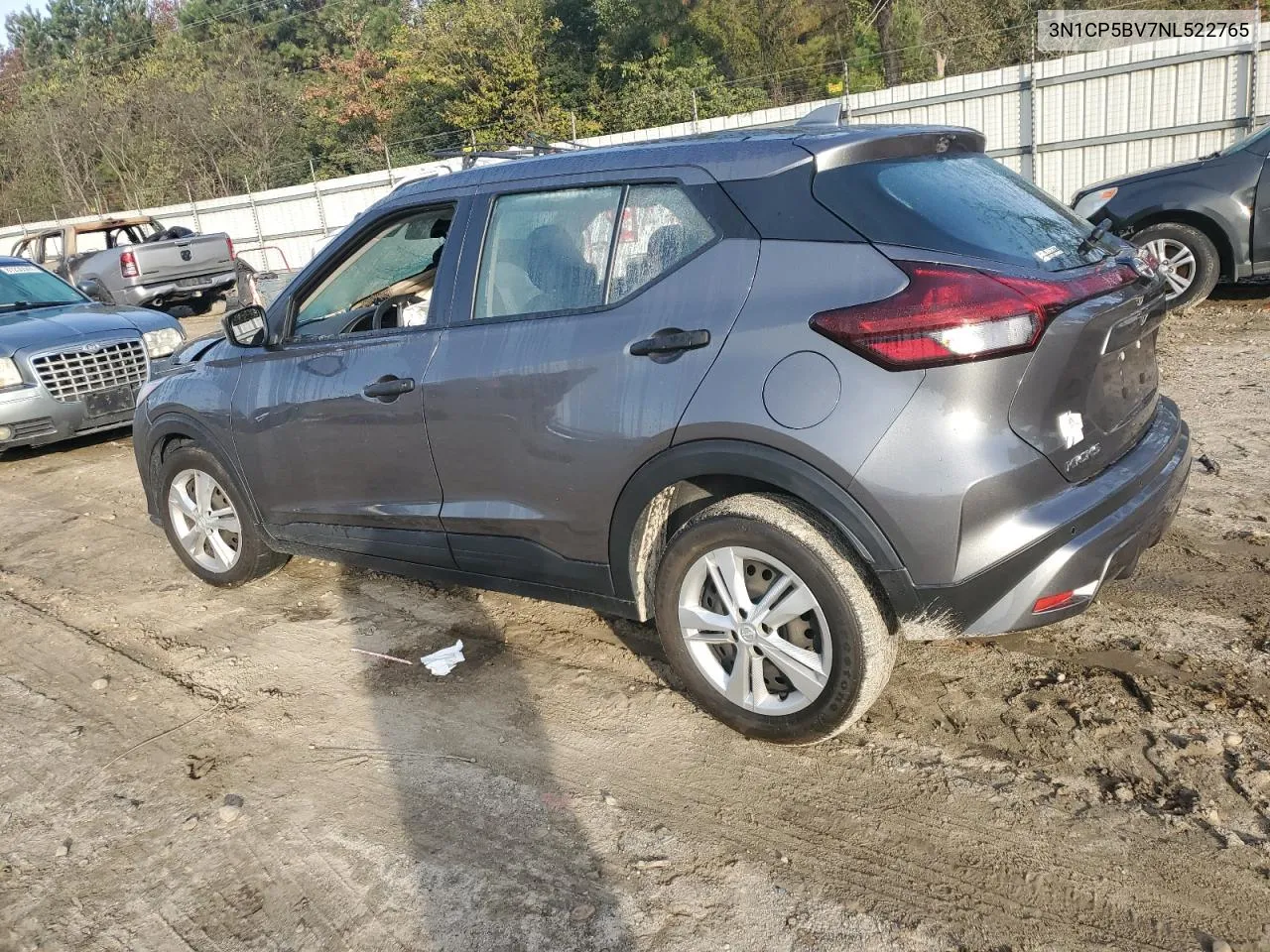 2022 Nissan Kicks S VIN: 3N1CP5BV7NL522765 Lot: 81073984