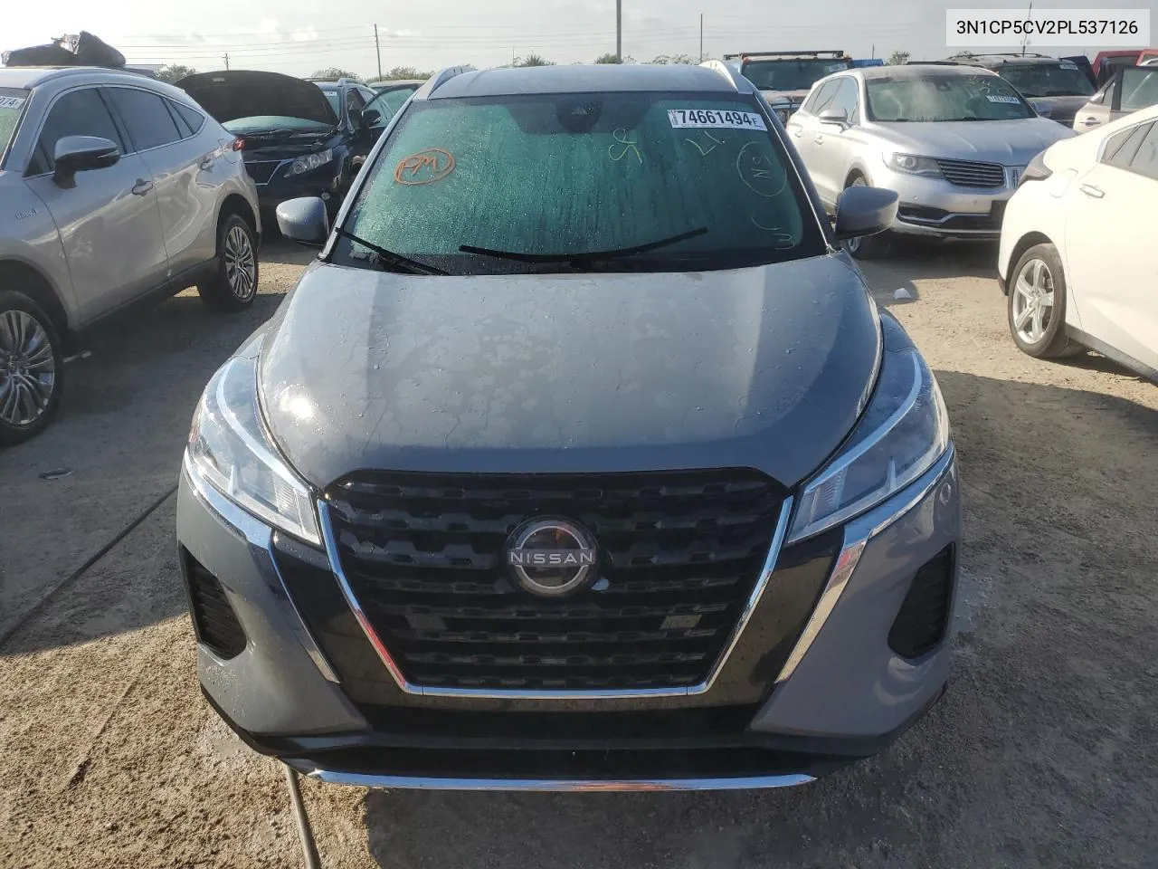 2023 Nissan Kicks Sv VIN: 3N1CP5CV2PL537126 Lot: 74661494