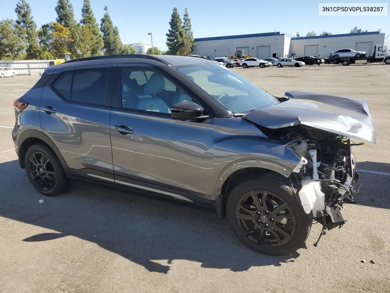 2023 Nissan Kicks Sr VIN: 3N1CP5DV0PL538287 Lot: 76950654