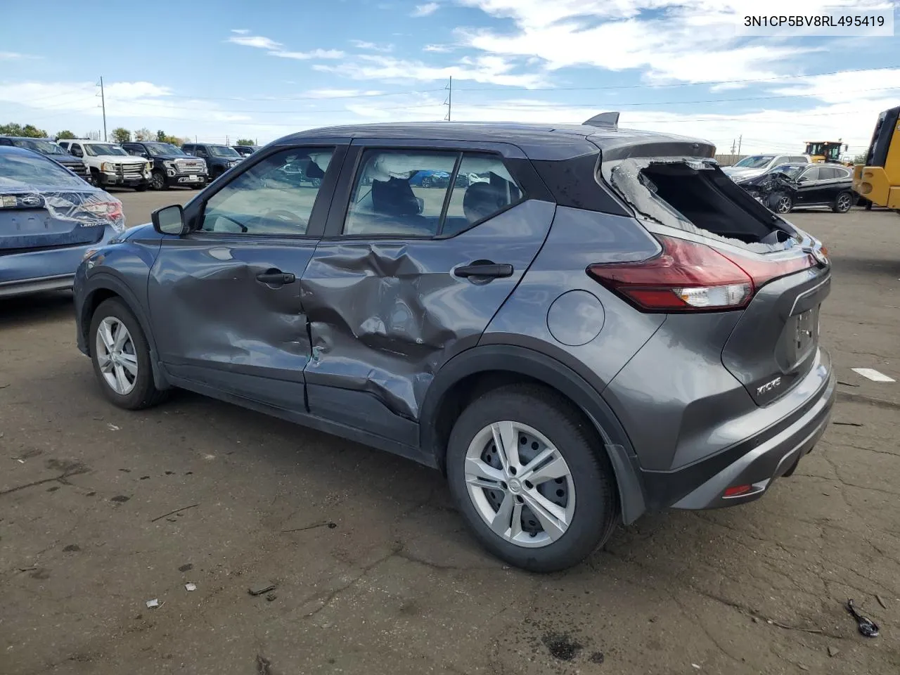 2024 Nissan Kicks S VIN: 3N1CP5BV8RL495419 Lot: 68478274