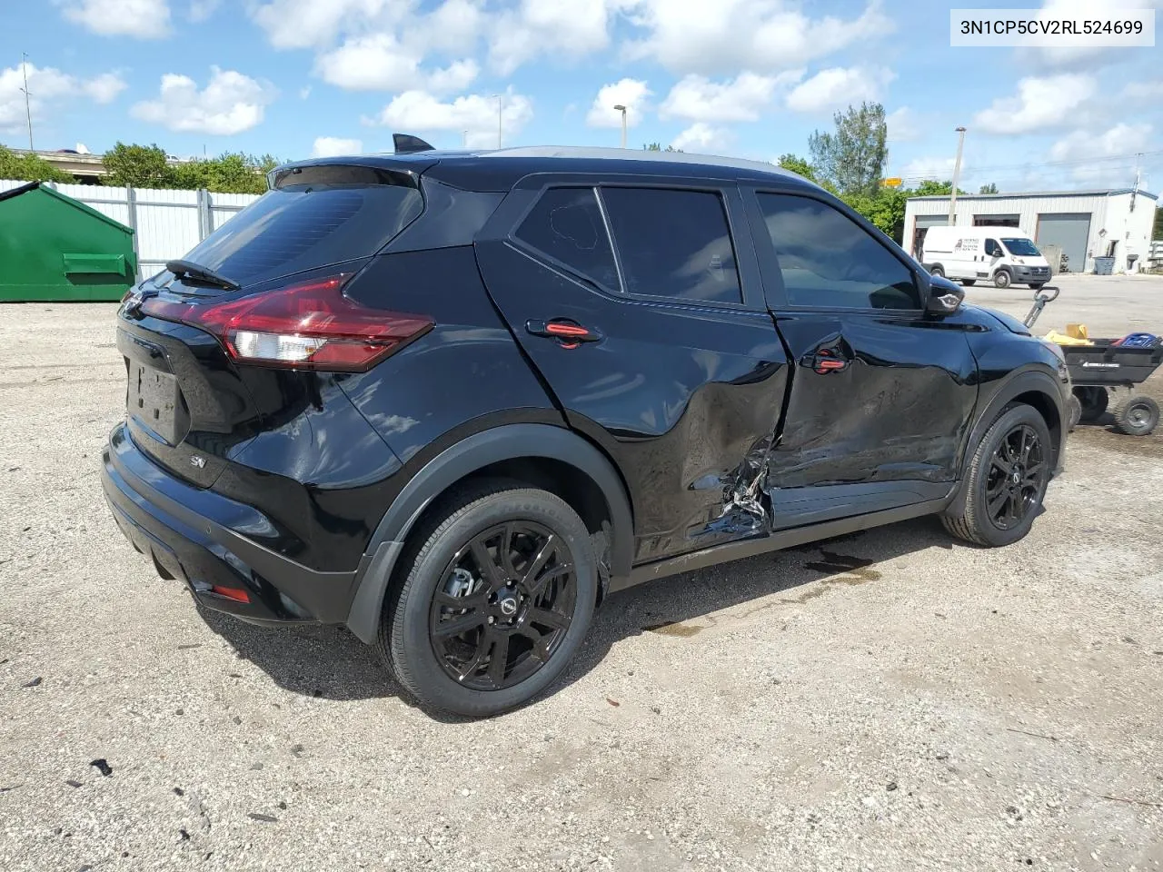 2024 Nissan Kicks Sv VIN: 3N1CP5CV2RL524699 Lot: 73707374