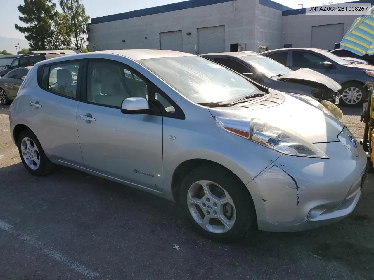 2011 Nissan Leaf Sv VIN: JN1AZ0CP2BT008267 Lot: 63510654