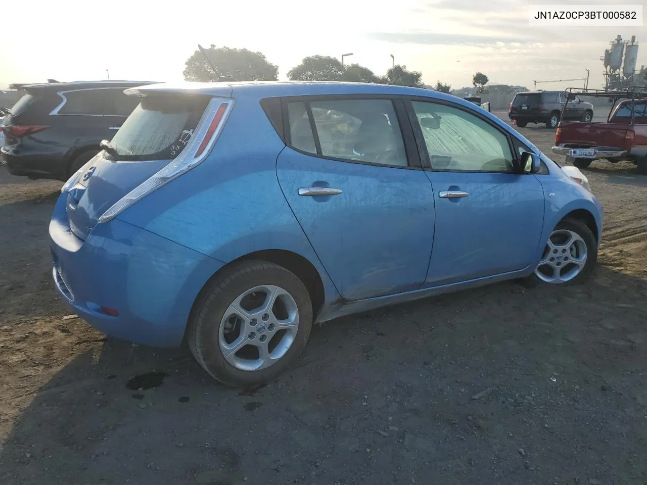 2011 Nissan Leaf Sv VIN: JN1AZ0CP3BT000582 Lot: 74951934