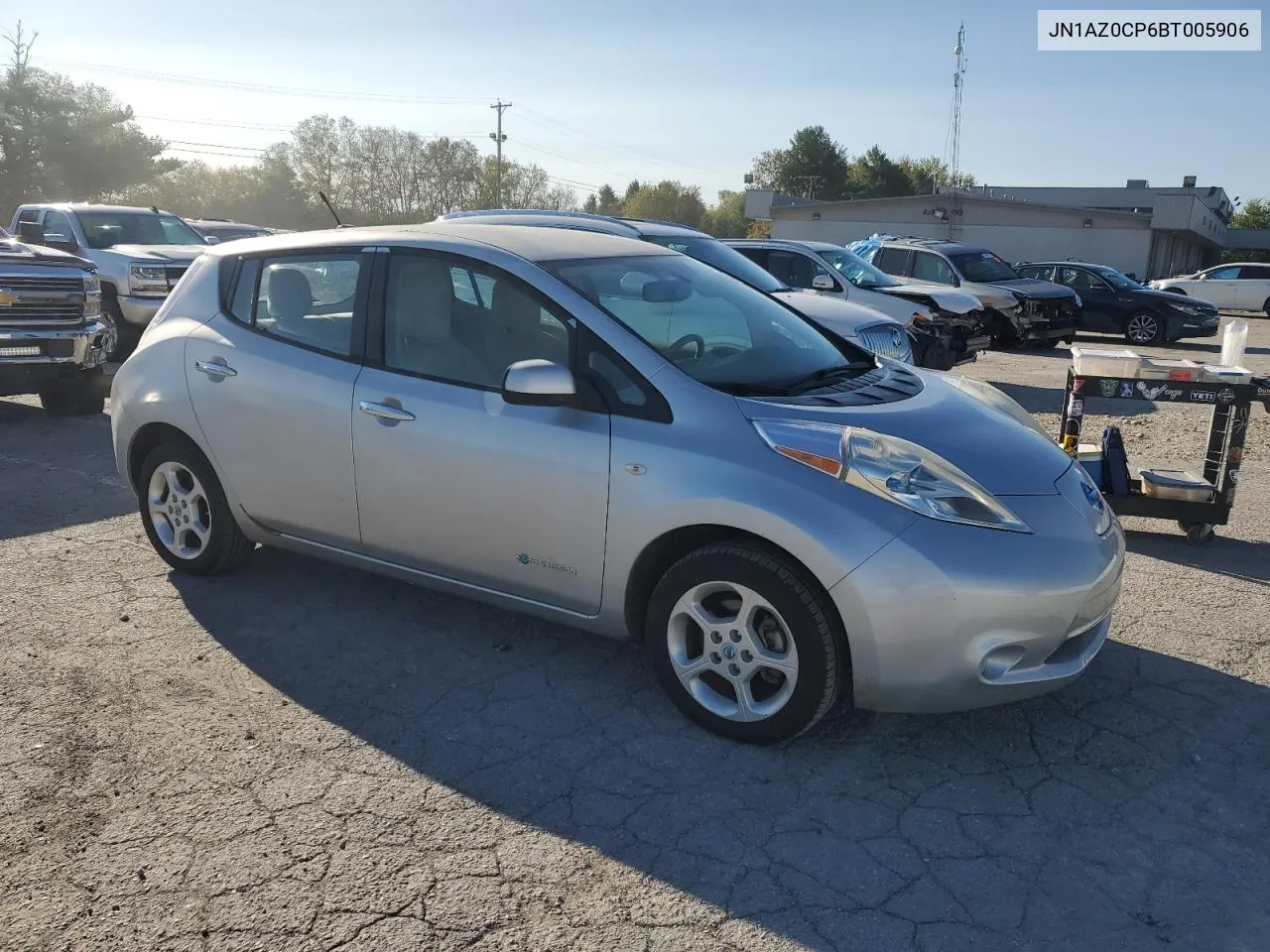 2011 Nissan Leaf Sv VIN: JN1AZ0CP6BT005906 Lot: 75183894