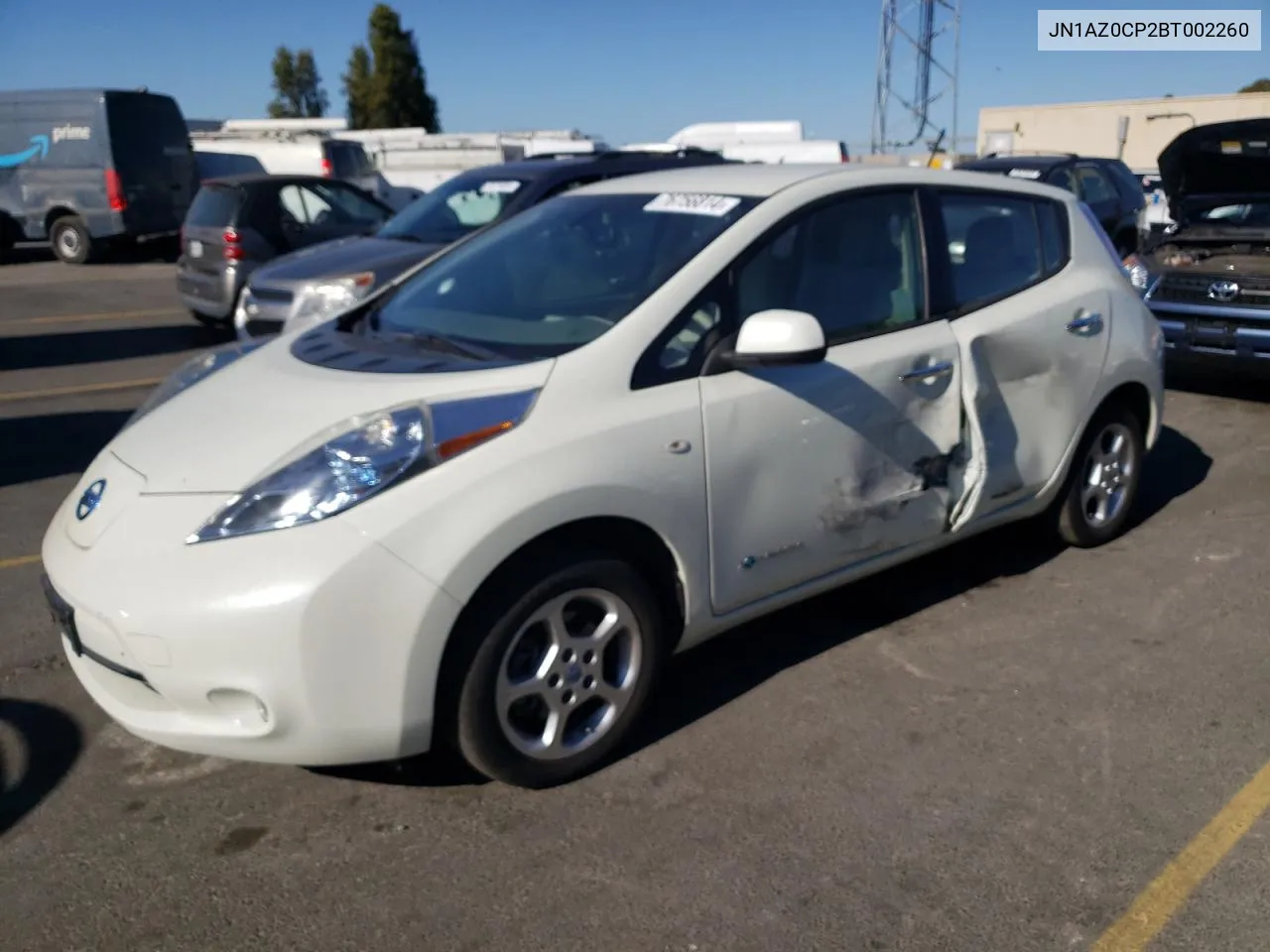 2011 Nissan Leaf Sv VIN: JN1AZ0CP2BT002260 Lot: 76756814