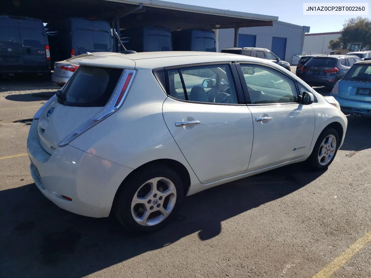 2011 Nissan Leaf Sv VIN: JN1AZ0CP2BT002260 Lot: 76756814