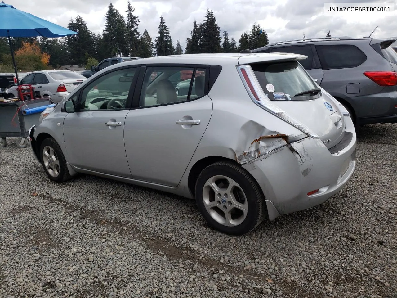 2011 Nissan Leaf Sv VIN: JN1AZ0CP6BT004061 Lot: 77648084