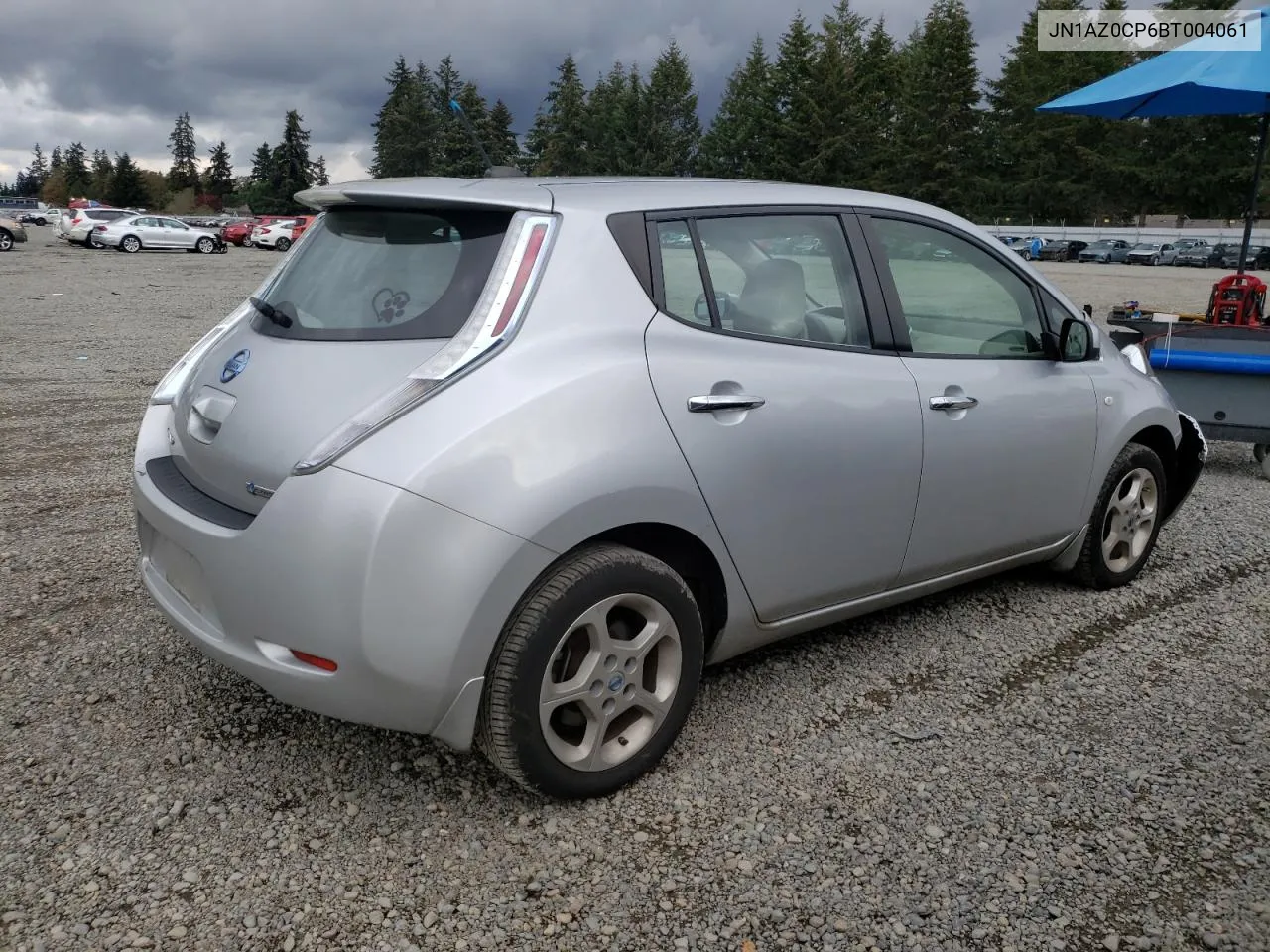 JN1AZ0CP6BT004061 2011 Nissan Leaf Sv