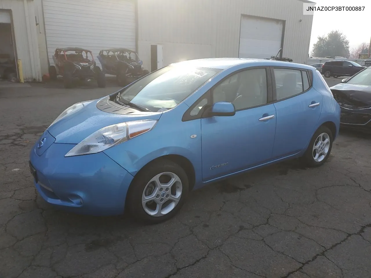 2011 Nissan Leaf Sv VIN: JN1AZ0CP3BT000887 Lot: 80143604