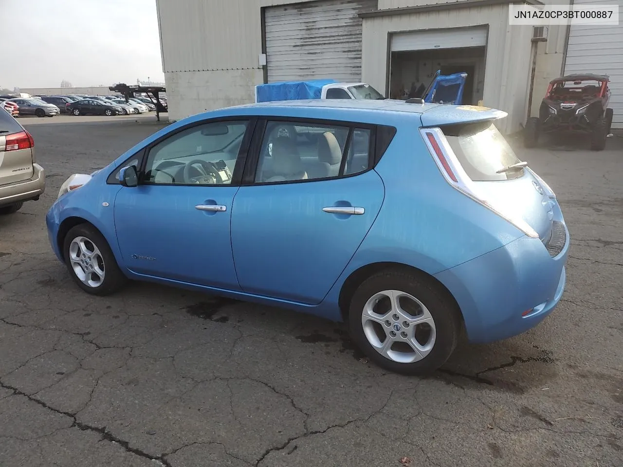 2011 Nissan Leaf Sv VIN: JN1AZ0CP3BT000887 Lot: 80143604