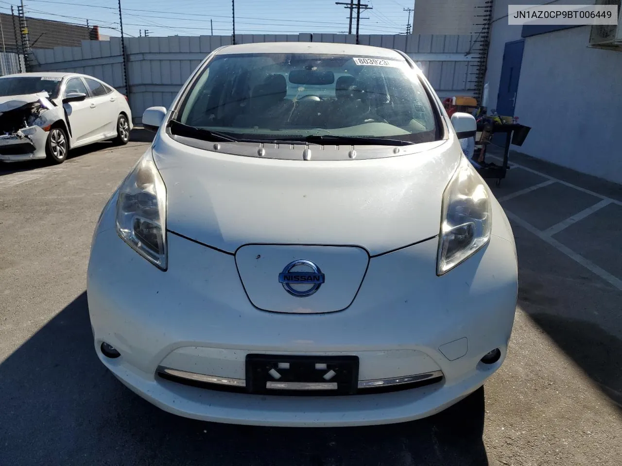 2011 Nissan Leaf Sv VIN: JN1AZ0CP9BT006449 Lot: 80392384