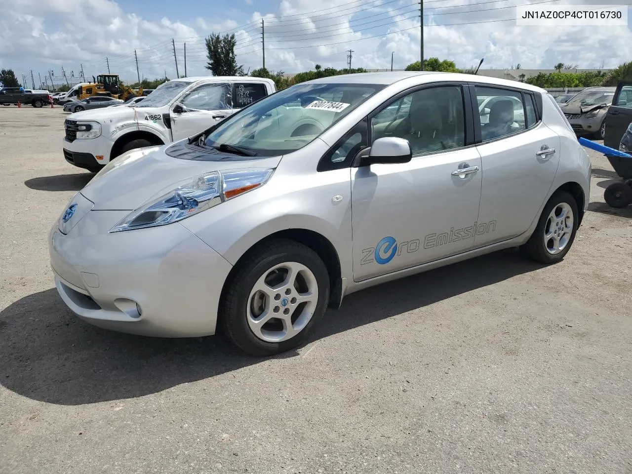 JN1AZ0CP4CT016730 2012 Nissan Leaf Sv