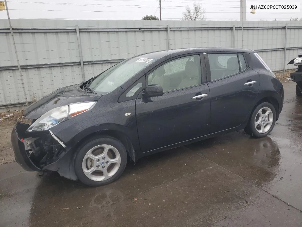 2012 Nissan Leaf Sv VIN: JN1AZ0CP6CT025039 Lot: 65998303