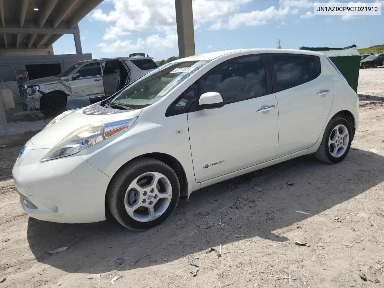 2012 Nissan Leaf Sv VIN: JN1AZ0CP9CT021910 Lot: 70148054