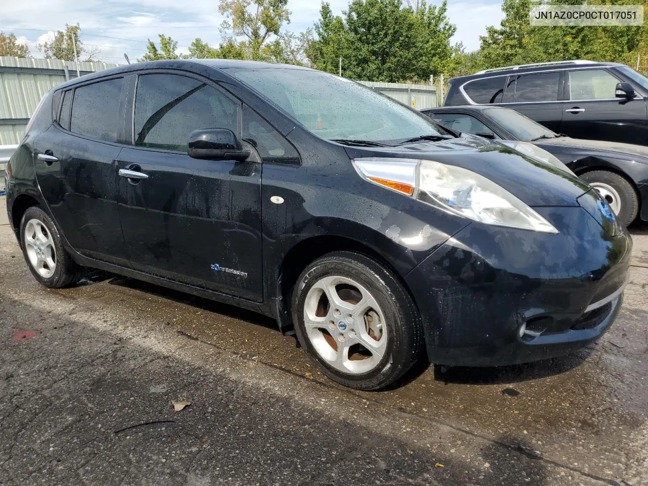 JN1AZ0CP0CT017051 2012 Nissan Leaf Sv