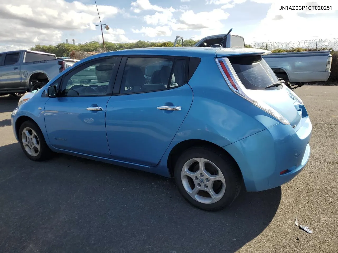 2012 Nissan Leaf Sv VIN: JN1AZ0CP1CT020251 Lot: 72886314