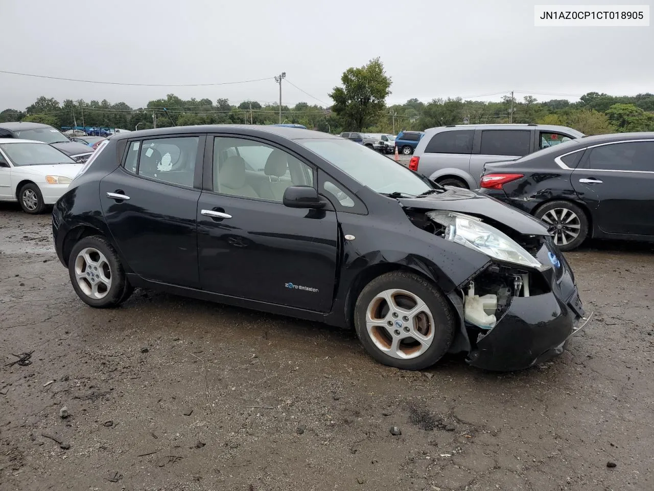 2012 Nissan Leaf Sv VIN: JN1AZ0CP1CT018905 Lot: 73532614