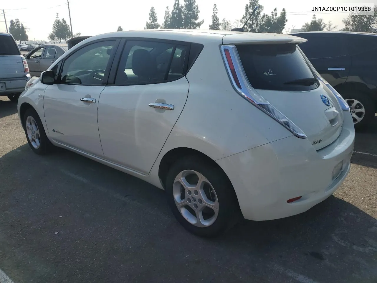 2012 Nissan Leaf Sv VIN: JN1AZ0CP1CT019388 Lot: 76314294