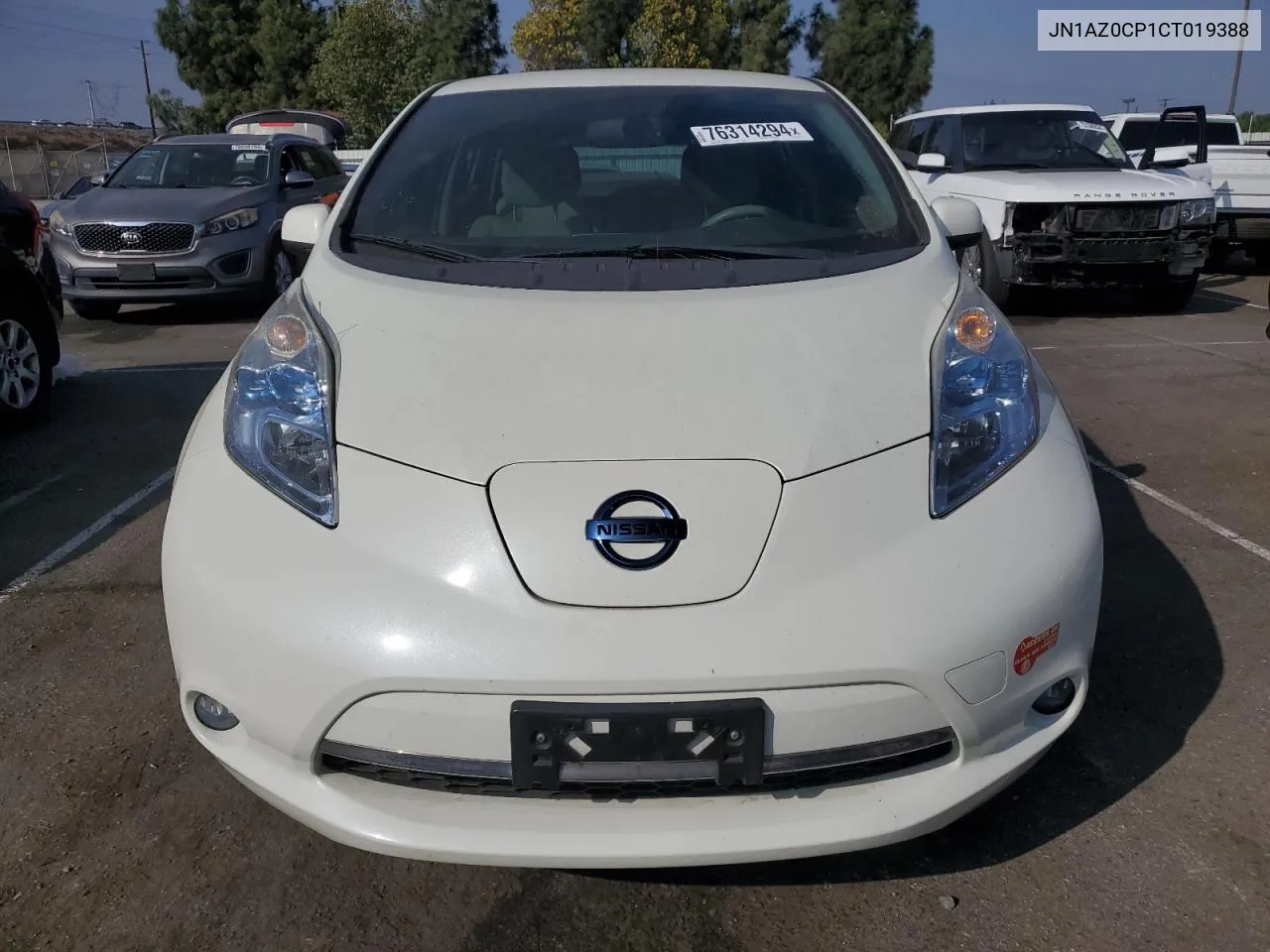 2012 Nissan Leaf Sv VIN: JN1AZ0CP1CT019388 Lot: 76314294